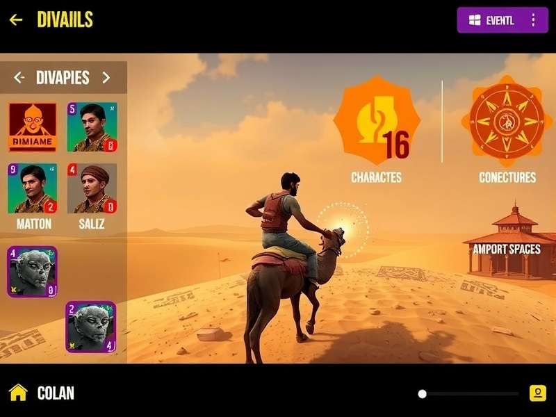Desert Rampage character customization screen